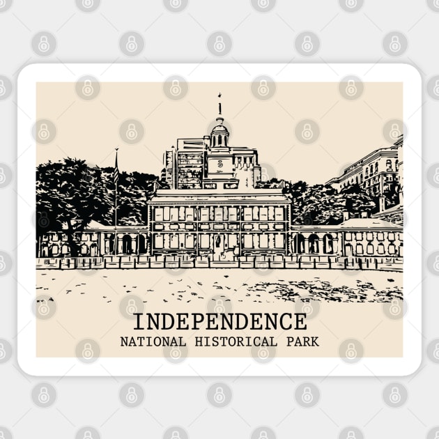 Independence National Historical Park Sticker by Lakeric
